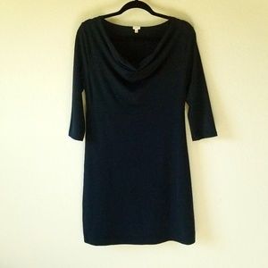 J. Crew Cowl Neck 3/4 Sleeve Lightweight Dress